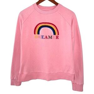 Chinti & Parker | Dreamer Sweatshirt in Rose Blossom - Size XS